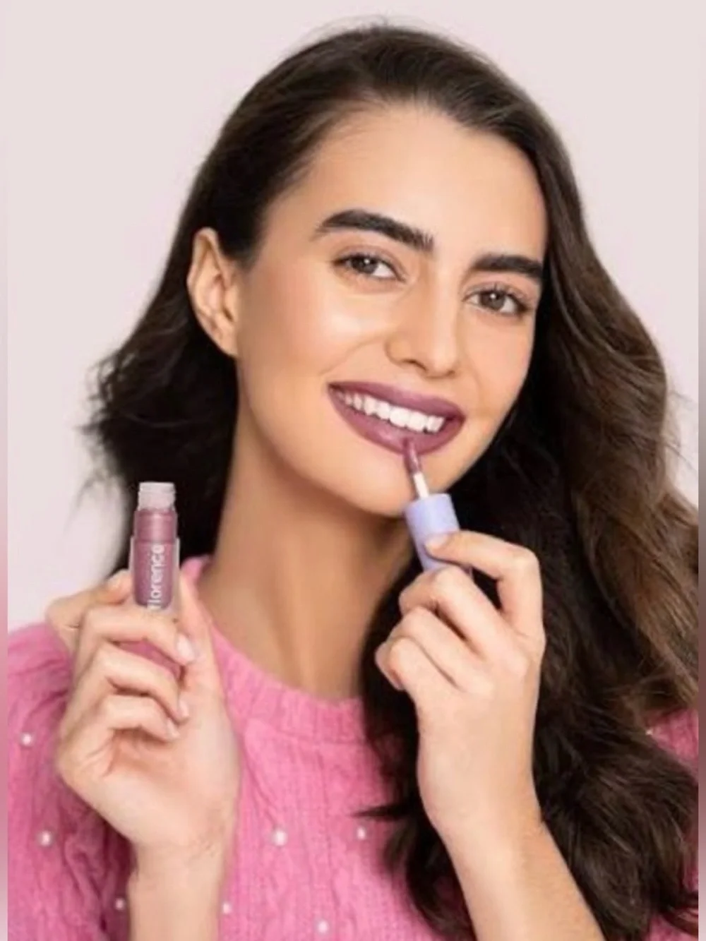 florence by mills Be A VIP Velvet Liquid Lipstick, Beautiful, Periodt deep mauve